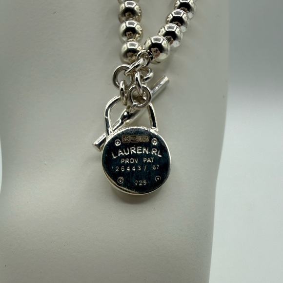 Lauren Ralph Lauren Sterling Silver Logo Bracelet Sterling Silver 925 - Picture 6 of 13